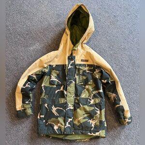 Burton snowboard shell. Waterproof. Boys size M